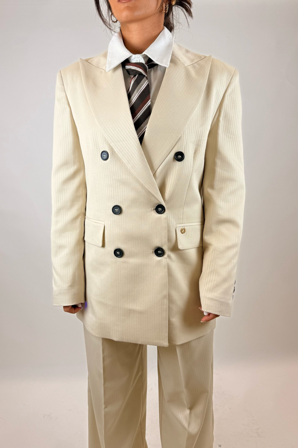 Tailleur Tokyo Panna Gessato