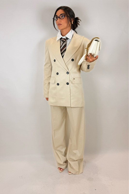 Tailleur Tokyo Panna Gessato